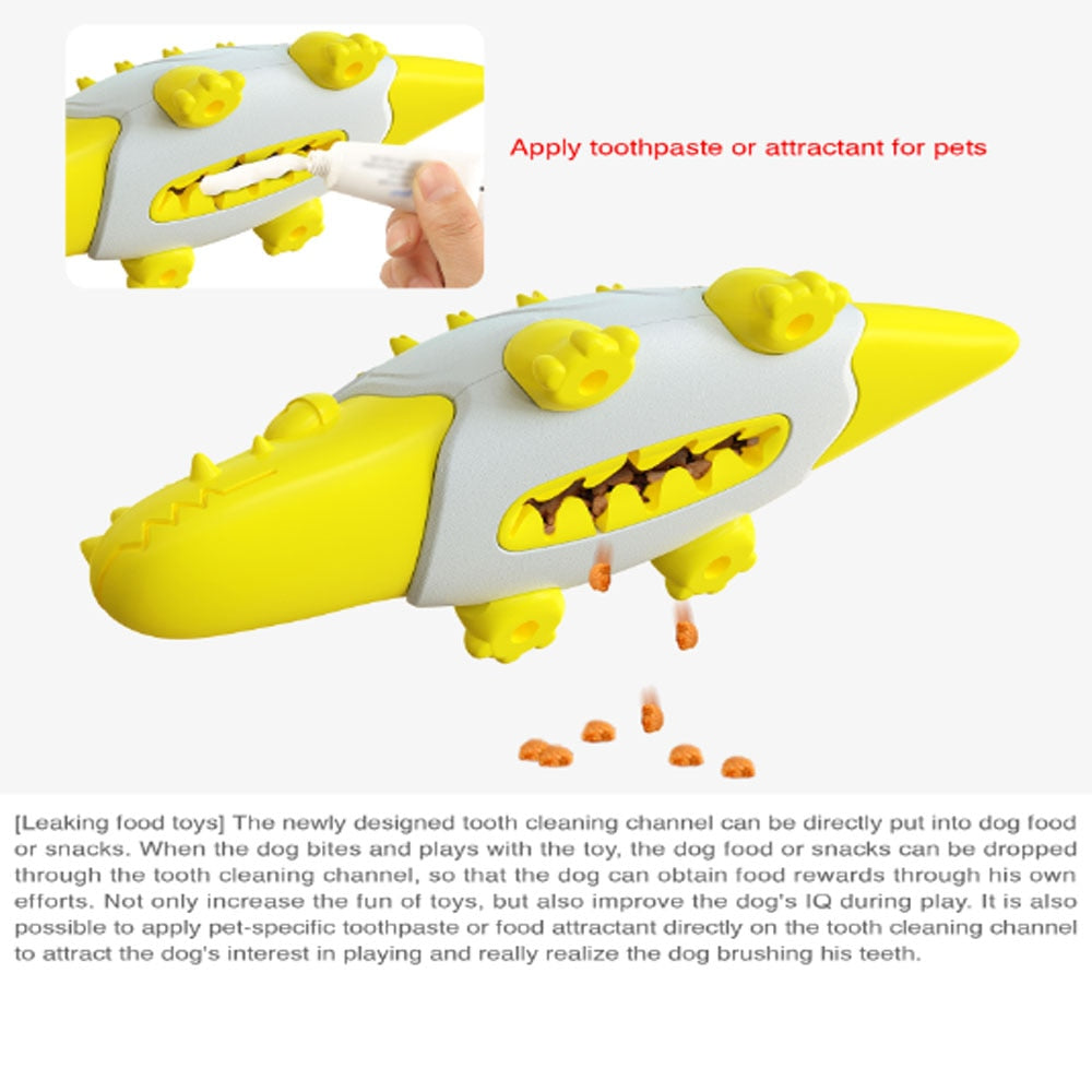Crocodile Natural Rubber Dog Fun Toys