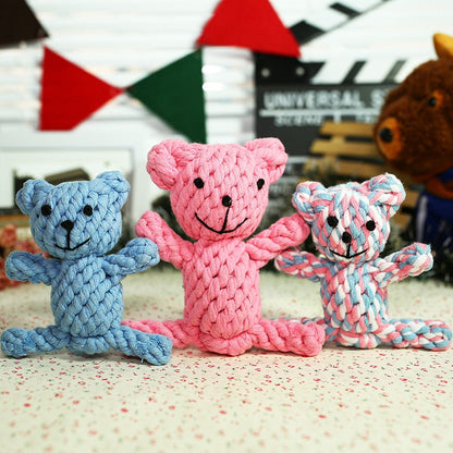 Chewy Cotton Rope Braided Knot Toy