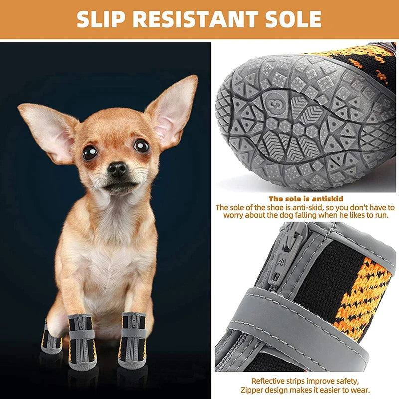 3M Reflective Straps Dog Shoes