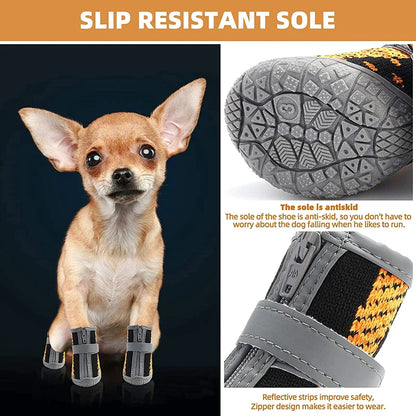 3M Reflective Straps Dog Shoes