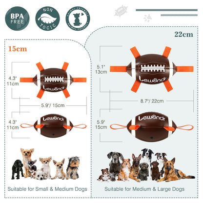 Dog Football Tug Of War Toys