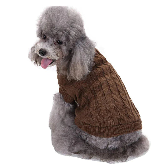 Small Dog Warm Knitted Sweater