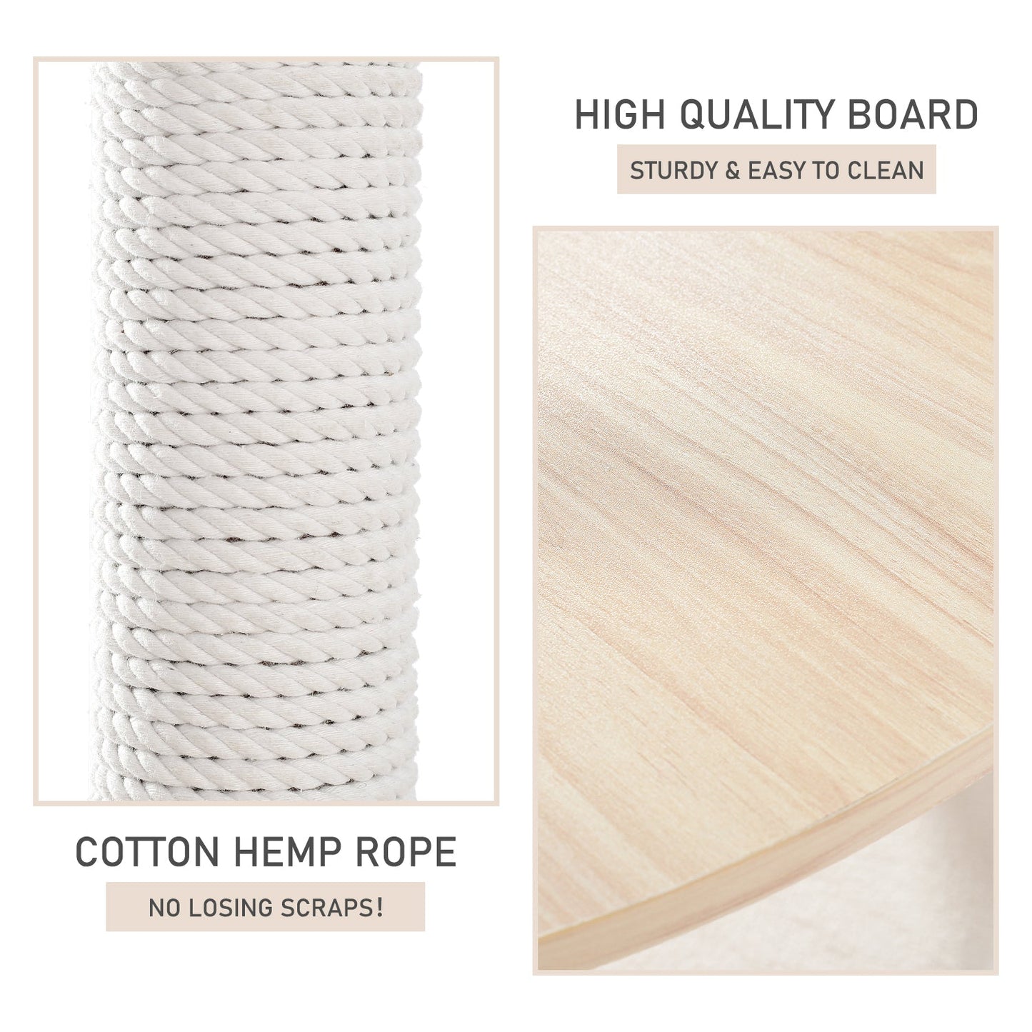 Multi Floor Cat Sisal Scratching Tower