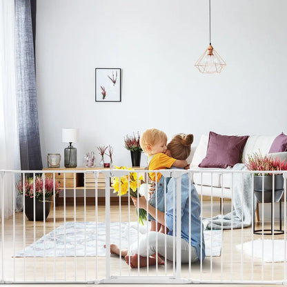 8 Panel Metal Pet Safety Gate