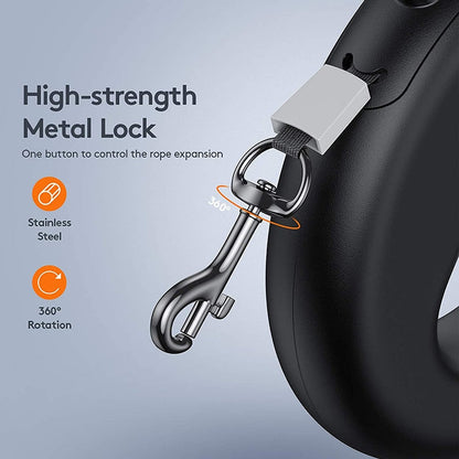USB LED Retractable Dog Leash