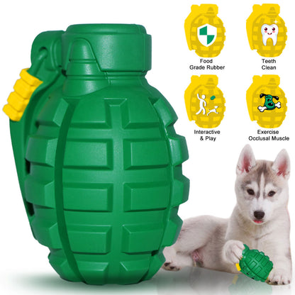 Indestructible Dog Grenade Chew Toy