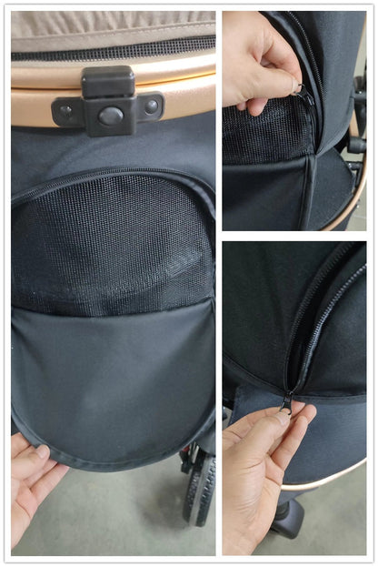 Four Wheeled Luxury Pet Stroller