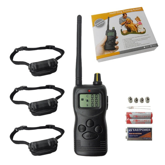 1000m Waterproof 3 Dogs Training Collars