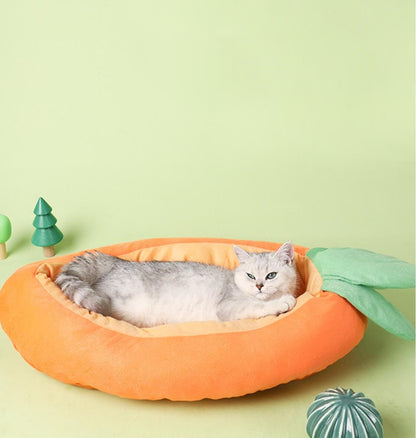 Creative Pet Soft Carrot Bed