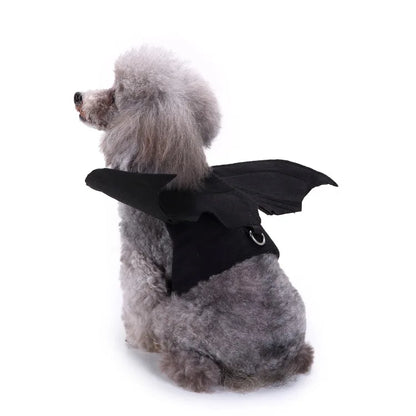 Funny Black Bat Dog Costume