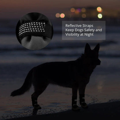 Tough Anti-slip Waterproof Dog Boots