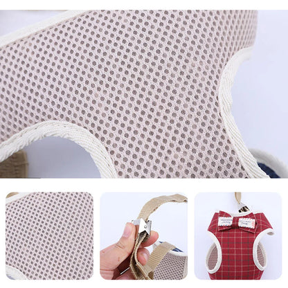 Bowknot Cat Harness & Leash Set