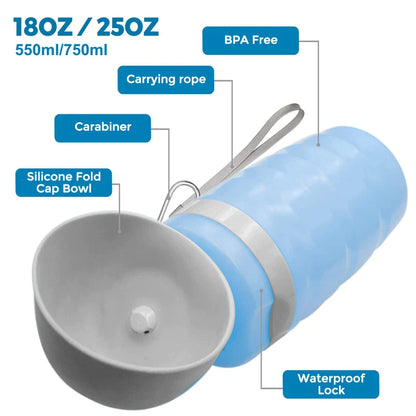 Portable Dog Foldable Water Dispenser