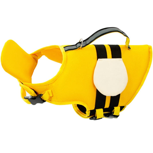 Bumble Bee Dog Life Preserver Jacket