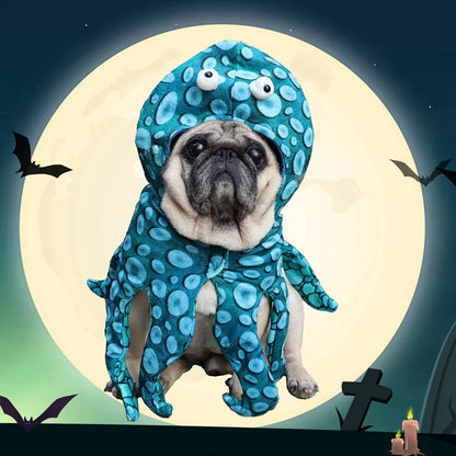 Pet Dog Halloween Octopus Costumes