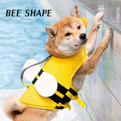 Bumble Bee Dog Life Preserver Jacket