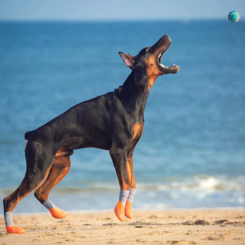 Anti Slip Rubber Dog Shoes Socks