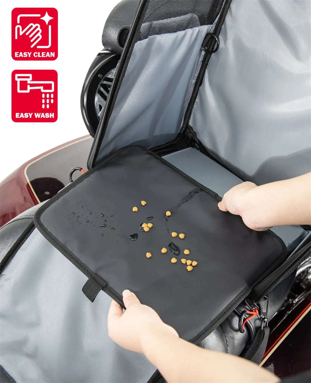 44L Capacity Motorcycle Pet Carrier
