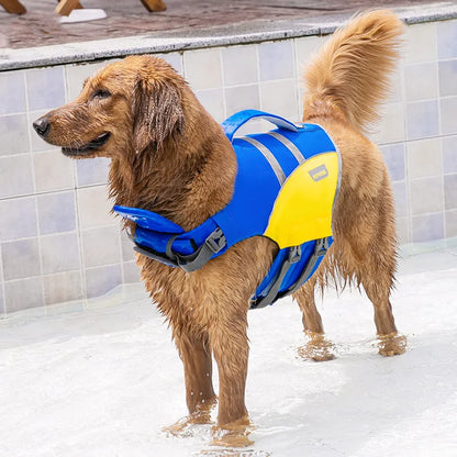 Dog Life Jacket Vest With Rescue Handle