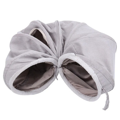 Collapsible Peek Hole Cat Tunnel