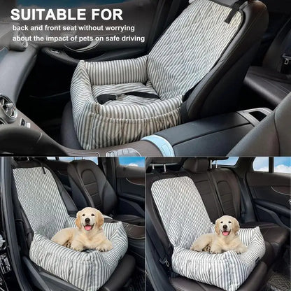 Oxford Cloth Dog Car Bed Booster
