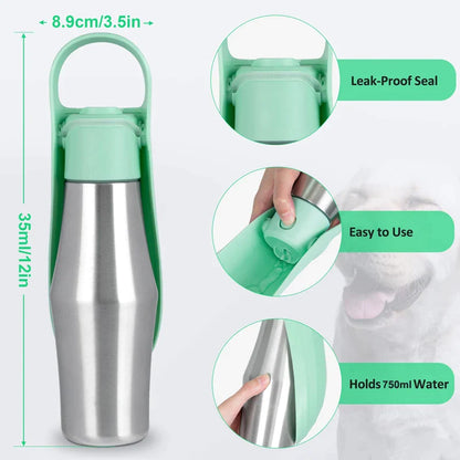 750ml Portable Dog Water Bottle