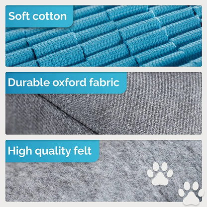 3 Difficulty Levels Eco-friendly Dog Snuffle Mat