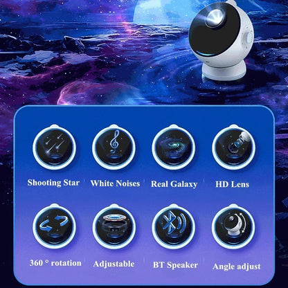 Meteor Bluetooth Galaxy Starry Sky Projector