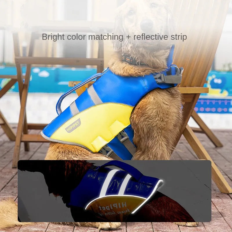 Dog Life Jacket Vest With Rescue Handle