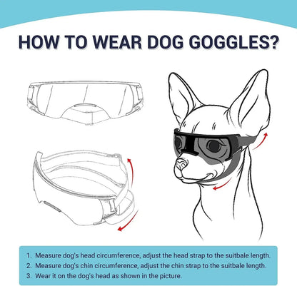 Windproof Anti-UV Dog Sunglasses