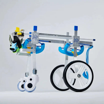 Adjustable Aluminum 4-wheeled Pet Wheelchair