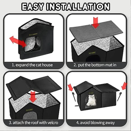 Insulated Winter Warm Cat Houses