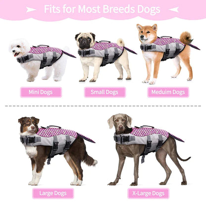 Cute Mermaid Dog Life Jacket