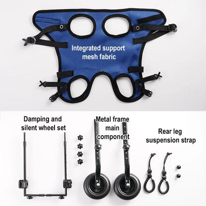 Adjustable Hind Leg Disabled Dog Wheelchair