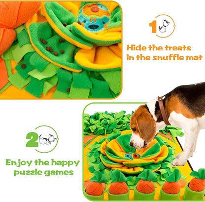 Interactive Puzzle Pet Snuffle Mat