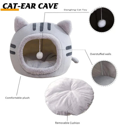 Comfortable Cotton Pad Cat Cave