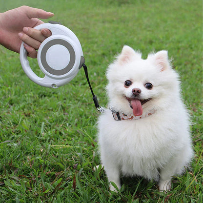 5m Retractable One-Handed Brake Dog Leash