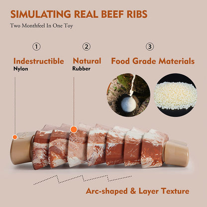 Real Beef Flavor Tough Dog Toys