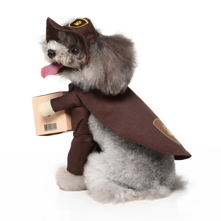 Funny Dispatch Rider Dog Costume