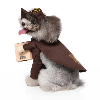Funny Dispatch Rider Dog Costume