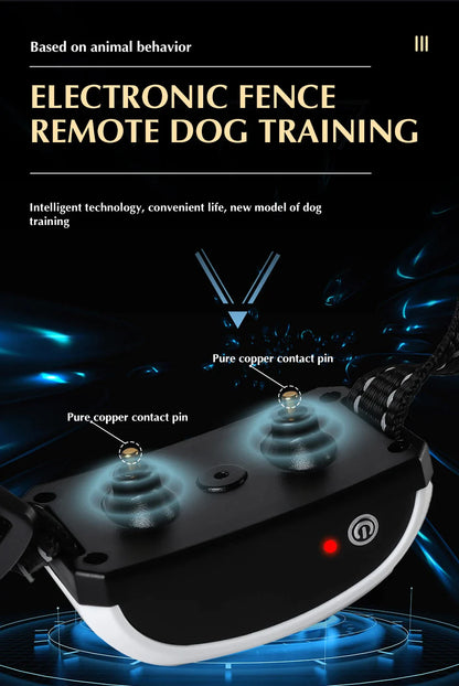 2 Function In 1 Dog Wireless Fence Training Collar