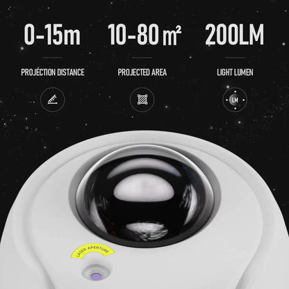 Bluetooth Whirlwind Star Galaxy Projector