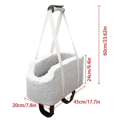 Portable Dog Armrest Booster Carrier