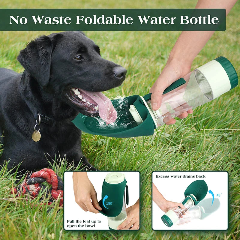 2 In 1 Leakproof Dog Water Bottles