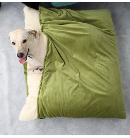 Luxury Plush Dogs Winter Warm Bed