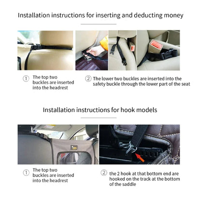 Universal Vehicle Pet Backseat Mesh Fence
