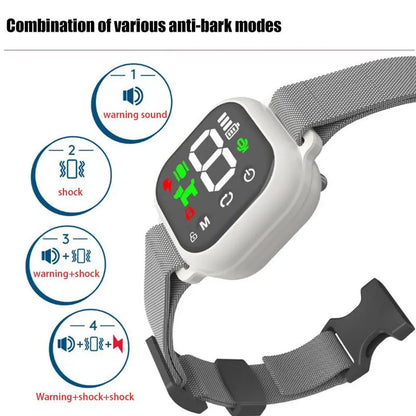 Digital Display USB Anti Barking Dog Collar
