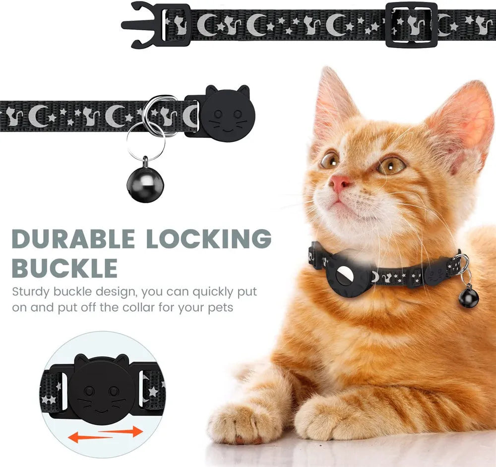 Safety Buckle Pet AirTag Collar