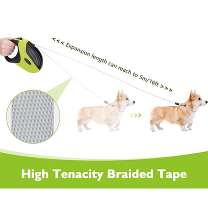 Strong Retractable Dogs Walking Lead