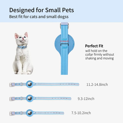 Reflective Stripes Pet AirTag Collar